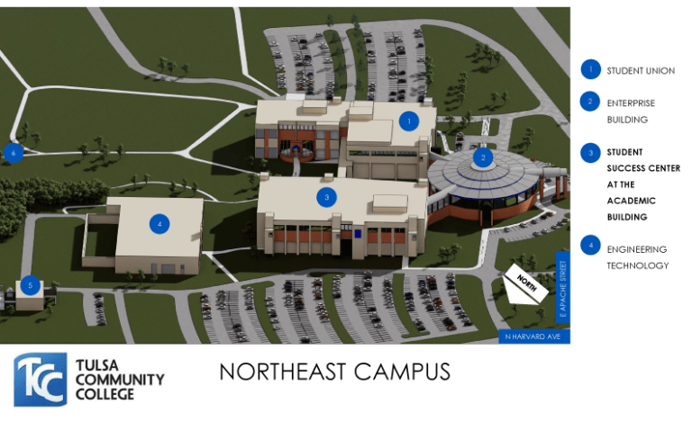 TCC Northeast Campus Map