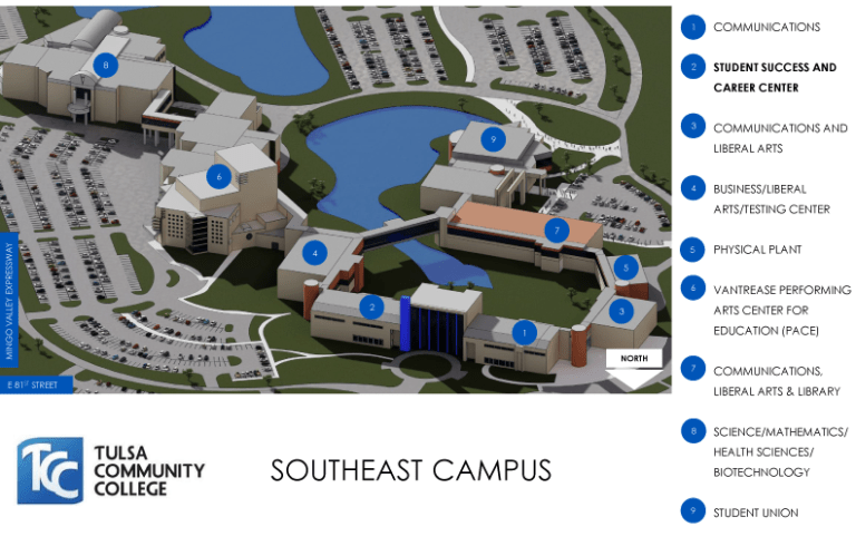 TCC Southeast Campus Map