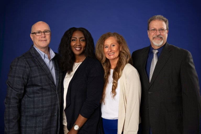 TCC Title IX Team: Jeff Owens, Ravin Crawford, Heather Hancock, and Jon Herring